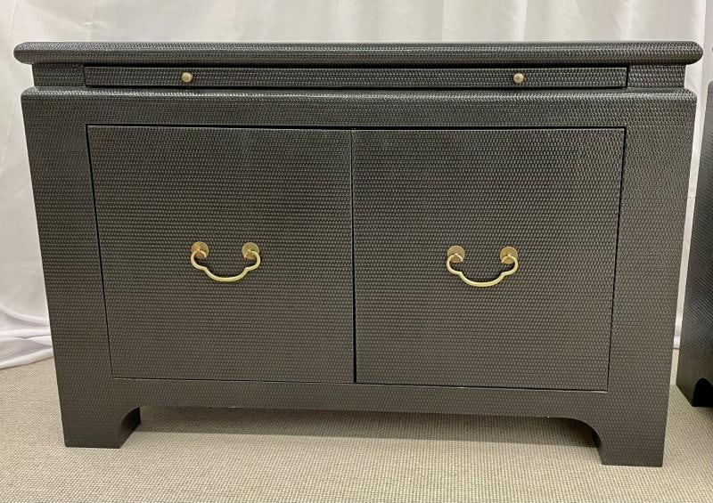 Pair of Mid-Century Modern Cabinets, Commodes or Night Stands, Harrison Van-Horn - 9