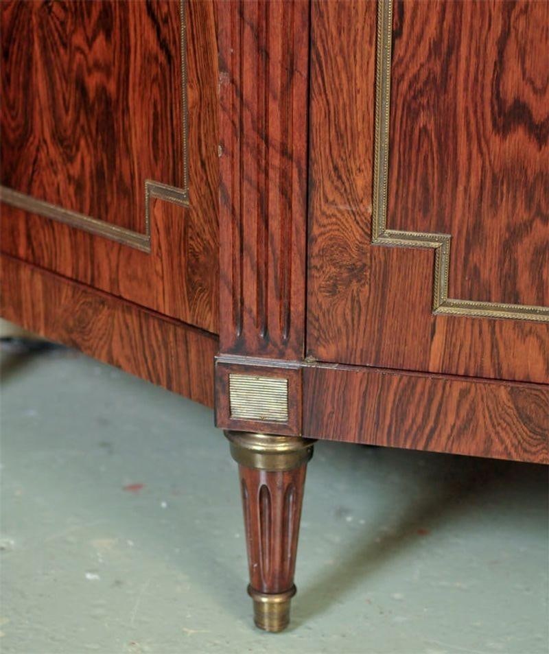Custom-Made Maison Jansen Rosewood Breakfront Bookcase - 5