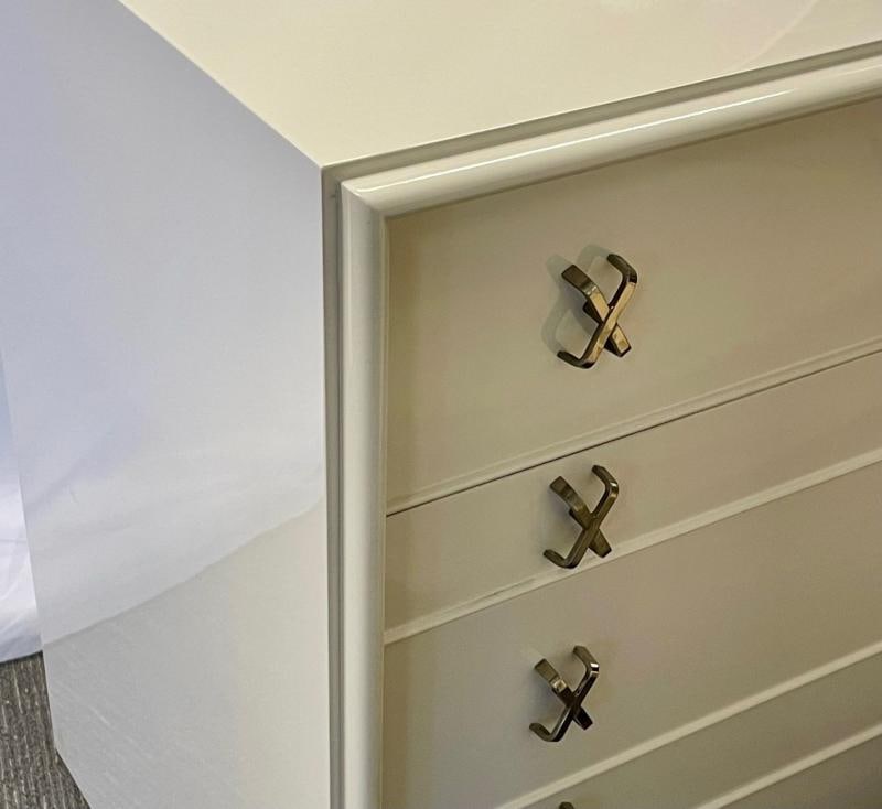 Pair Mid-Century Modern Dresser / Nightstands, Lacquer, Paul Frankl, John Stuart - 12