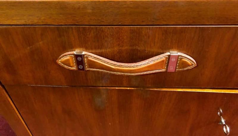 Ralph Lauren Modern Hollywood Double Chest Mahogany with Leather Pulls - 3