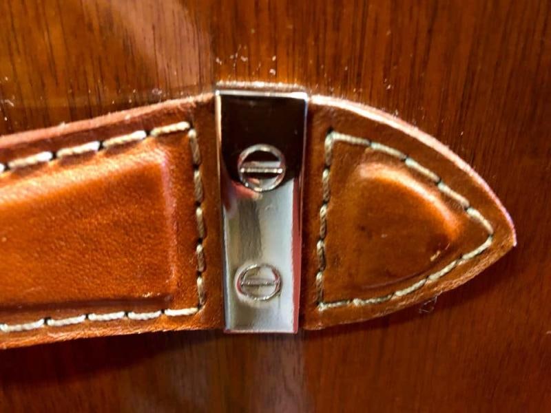 Ralph Lauren Modern Hollywood Double Chest Mahogany with Leather Pulls - 7