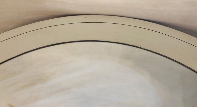 Hollywood Regency Paint Decorated Mirrored Side, End or Lamp Tables, a Pair - 11