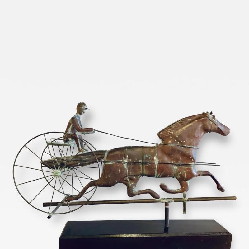 St. Julien Weather Vane Attributed to J.W. Fiske 19th Century Full Bodied Metal (1 of 12)