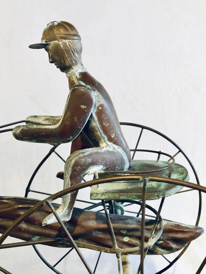 St. Julien Weather Vane Attributed to J.W. Fiske 19th Century Full Bodied Metal - 3