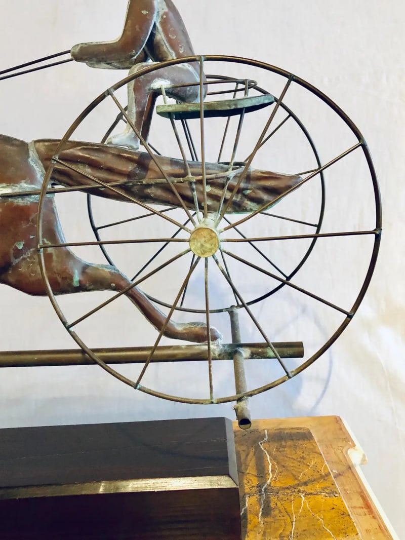 St. Julien Weather Vane Attributed to J.W. Fiske 19th Century Full Bodied Metal - 5
