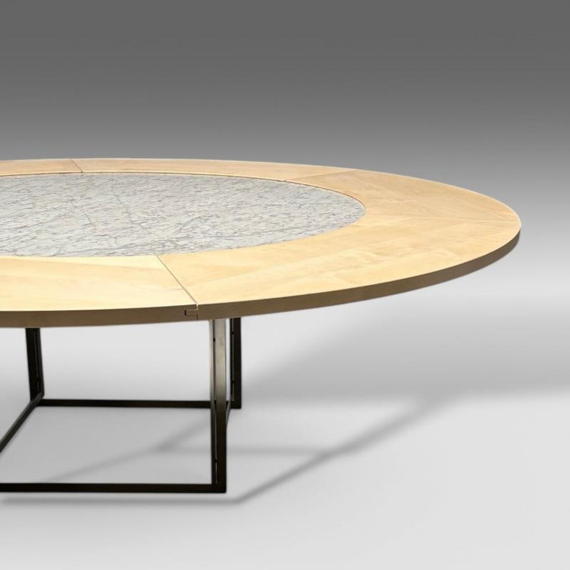 Poul Kjaerholm, Fritz Hansen, Marble, Maple, Steel, PK-54 Dining Table, 2011 - 6