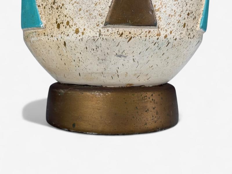 American Modern, Chalkware, Metal, Table Lamps, USA, 1950s - 6
