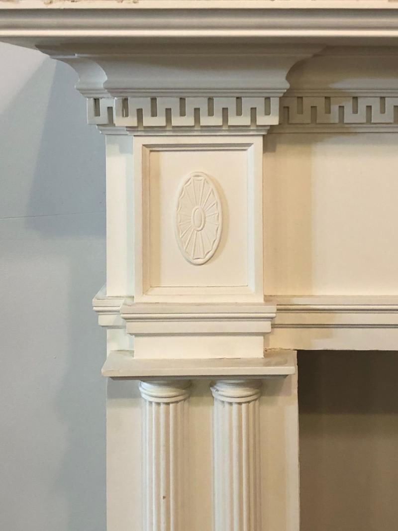 Monumental Hand Carved Neoclassical Fire Place Surrounds - 10