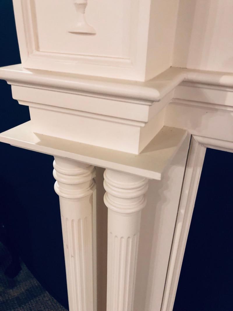 Monumental Hand Carved Neoclassical Fire Place Surrounds - 3