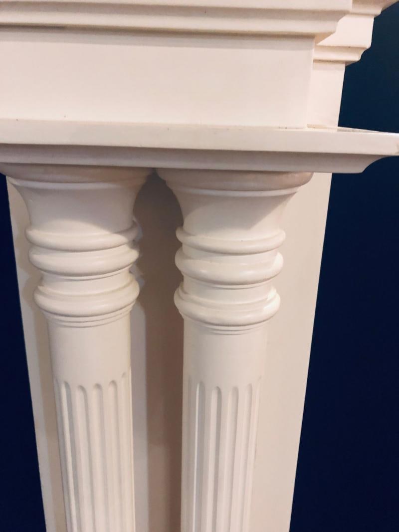 Monumental Hand Carved Neoclassical Fire Place Surrounds - 4