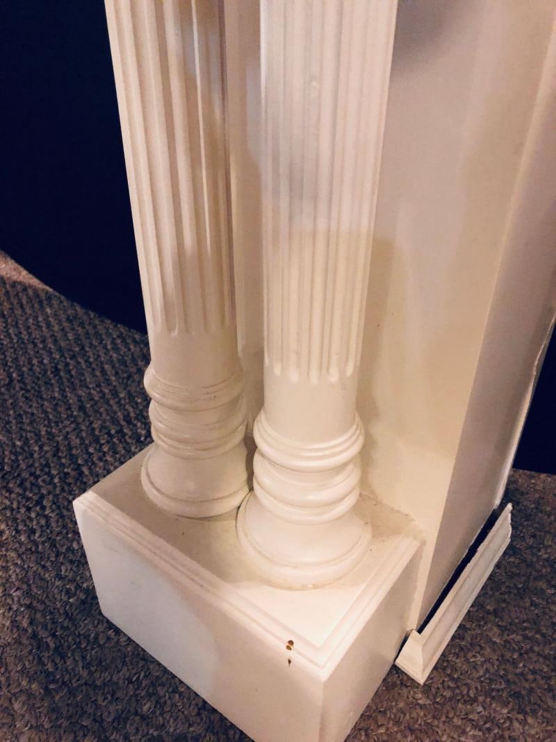 Monumental Hand Carved Neoclassical Fire Place Surrounds - 6