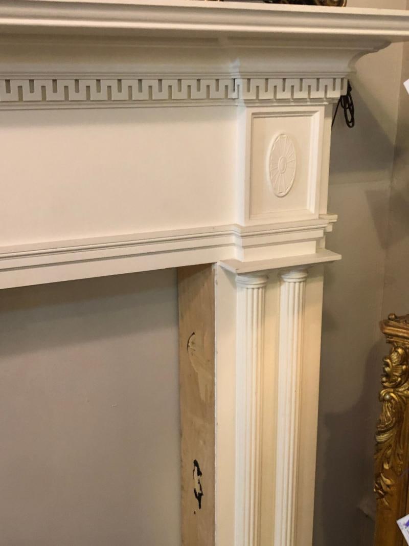 Monumental Hand Carved Neoclassical Fire Place Surrounds - 9