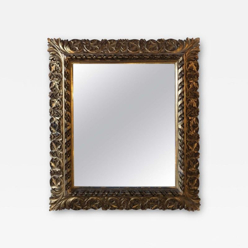 Antique 19th Century Fine Giltwood Mirror with Leaf Vine and Floral Carvings: Title: Antique 19th Century Fine Giltwood Mirror with Leaf Vine and Floral Carvings Description: Description 1: Antique 19th century fine giltwood wall / console or pier mirror with leaf vine and flor
