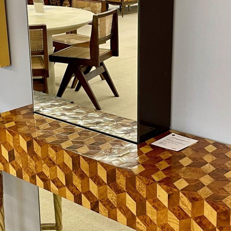 Paul Evans Console with Mirror, Mid Century Modern, 1978, Hollywood Regency - 5