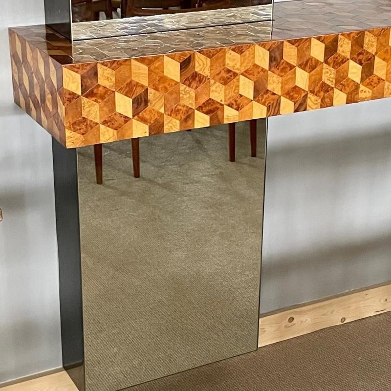 Paul Evans Console with Mirror, Mid Century Modern, 1978, Hollywood Regency - 6