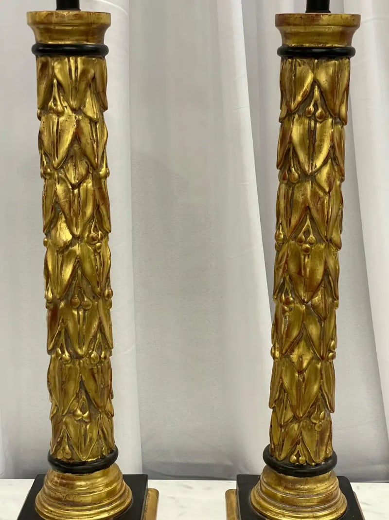 Maison Jansen Table Lamps, Fleur de Lis, Mid-Century Modern, France, 1950s - 10