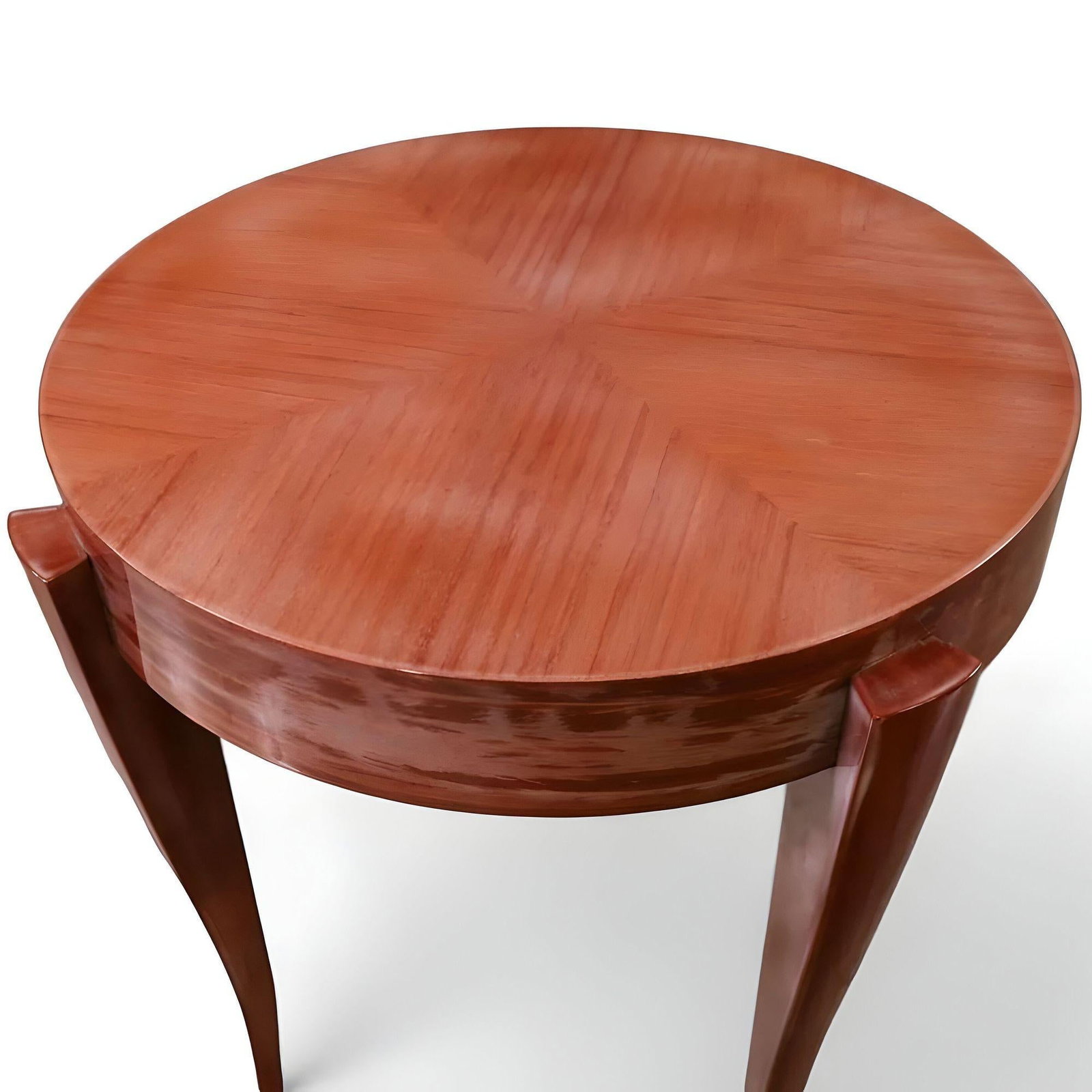 Dakota Jackson "Eland" Round Mahogany Side Table - 2