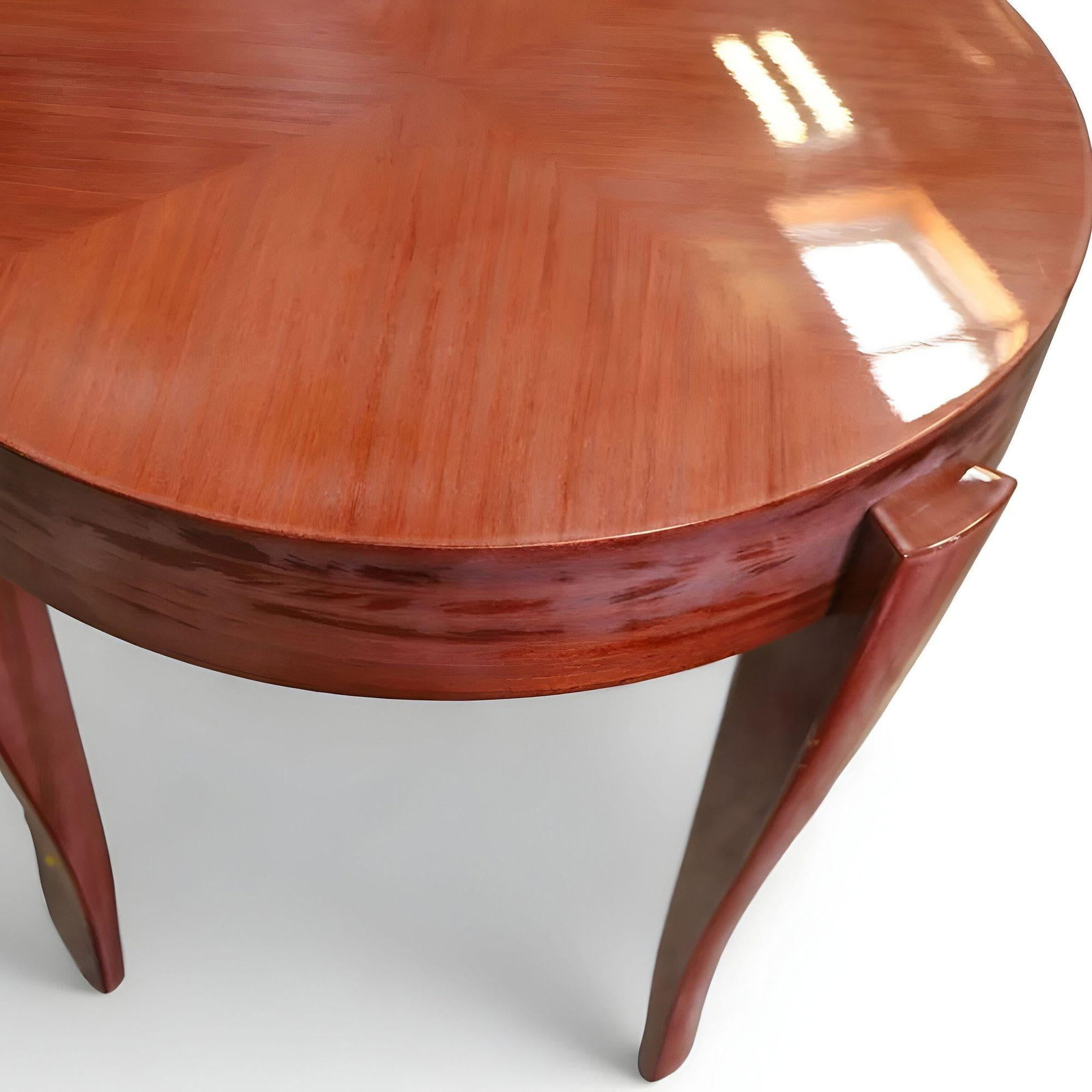 Dakota Jackson "Eland" Round Mahogany Side Table - 4