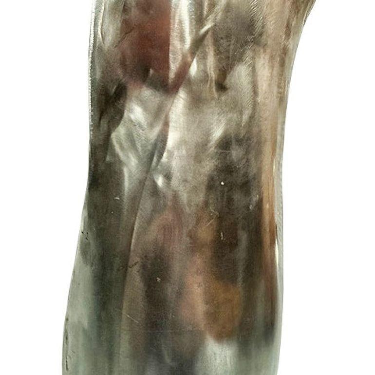 Postmodern Brushed Steel Female Leg Marilyn Monroe Floor Lamp w/ Shade 1990 - 4