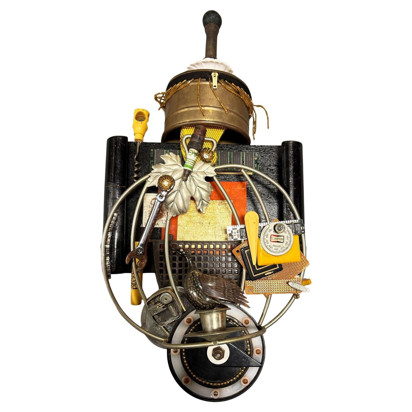 2013 Untitled "Assemblage" Found Art Wall Sculpture by Sharon Brooks w/ Catalog (1 of 5)