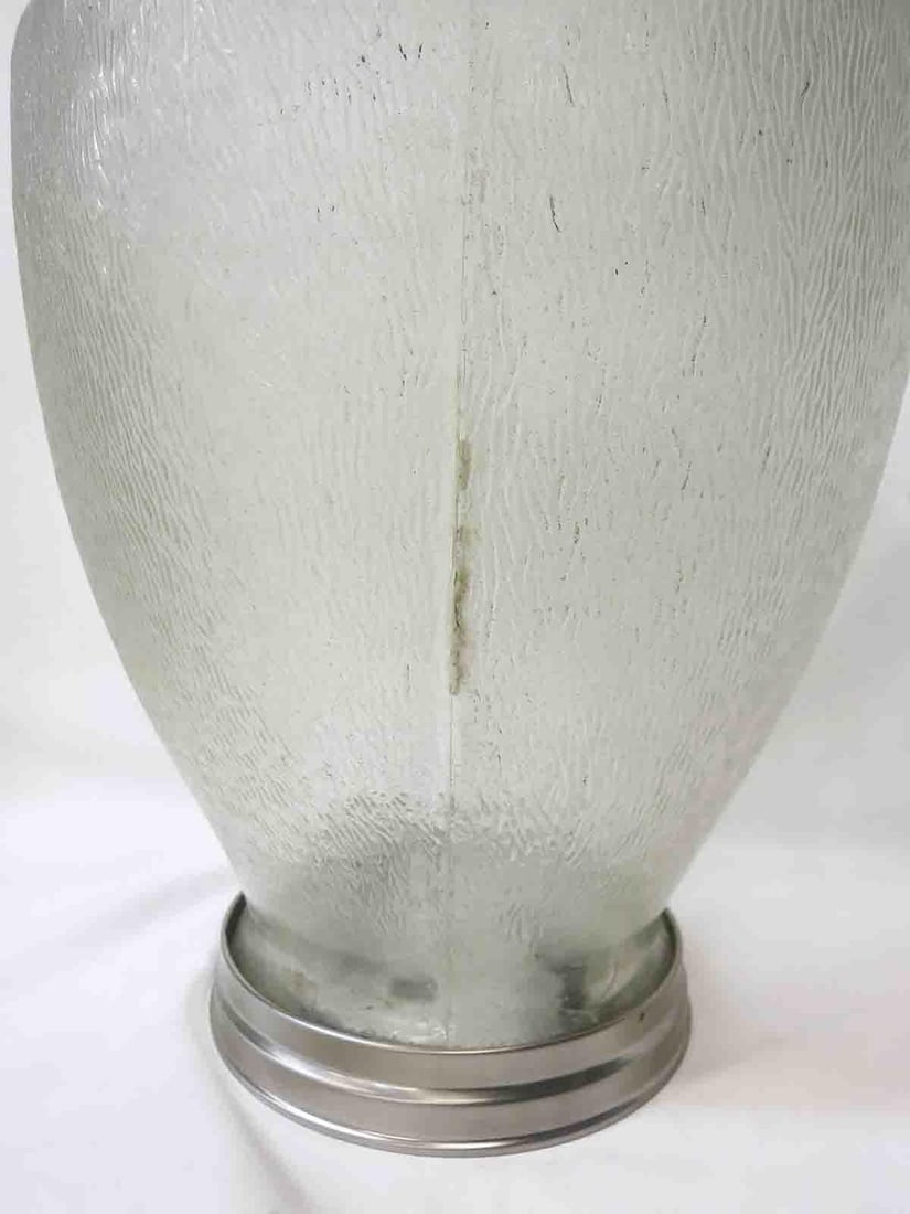 Tall Art Deco Acorn Ceiling Polycarbonate Globe Pendant - 2