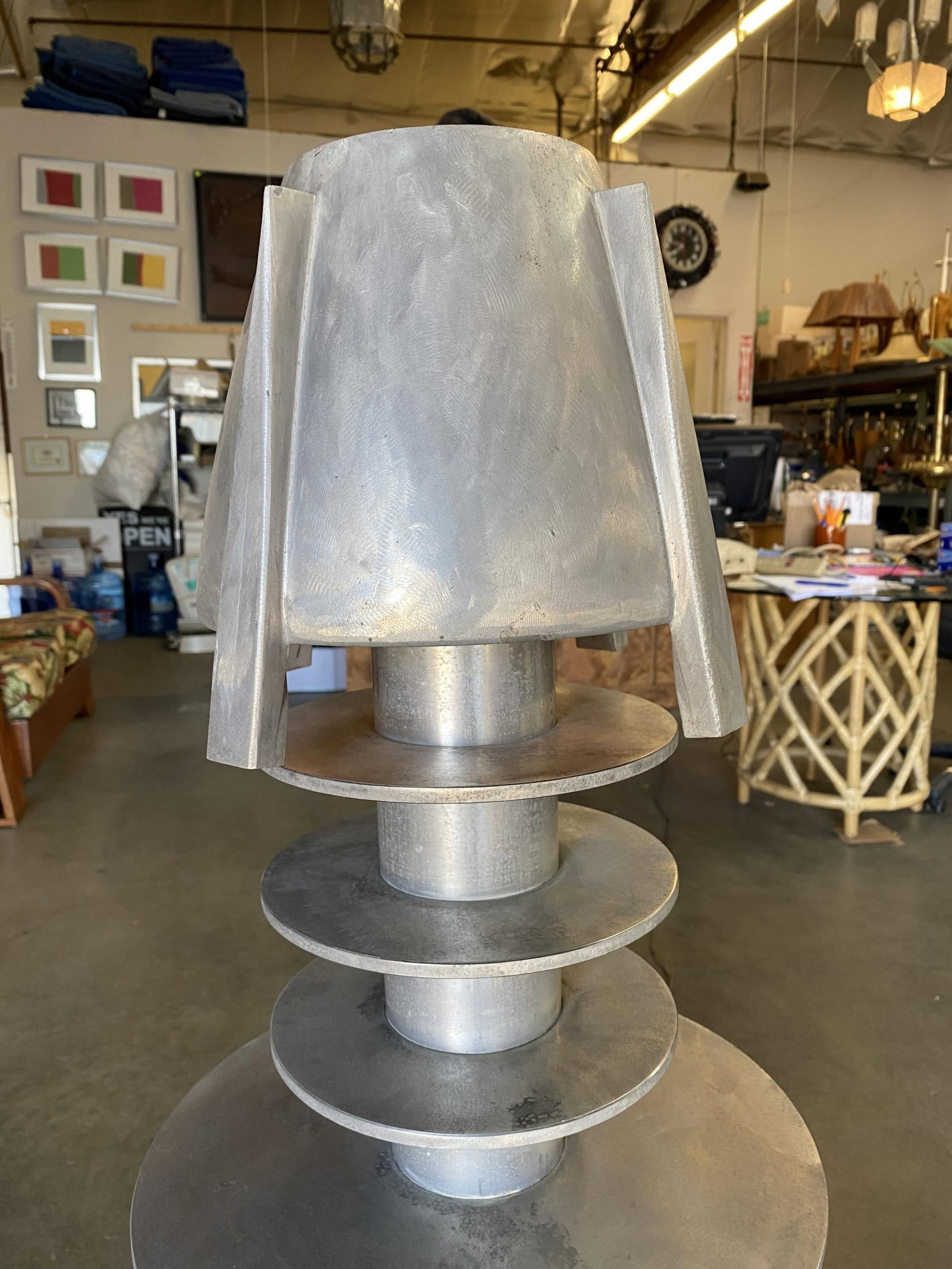 Custom Made Aircraft Aluminum Airplane Turbine Blinker Lamp - 2