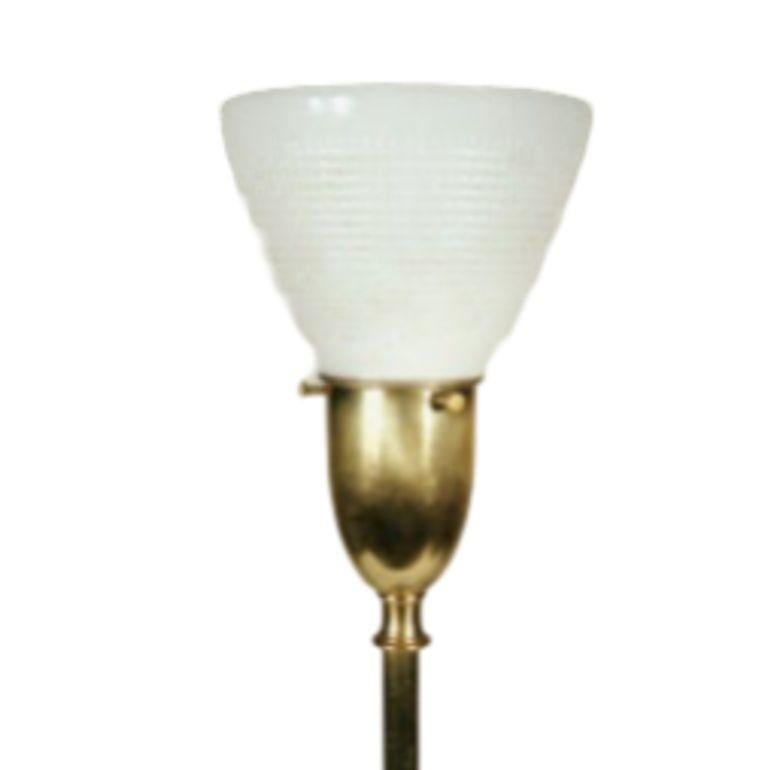 Mid-century Brass & Steel "Lovebird" Sculptral Table Lamp by Rembrandt , Pair - 4