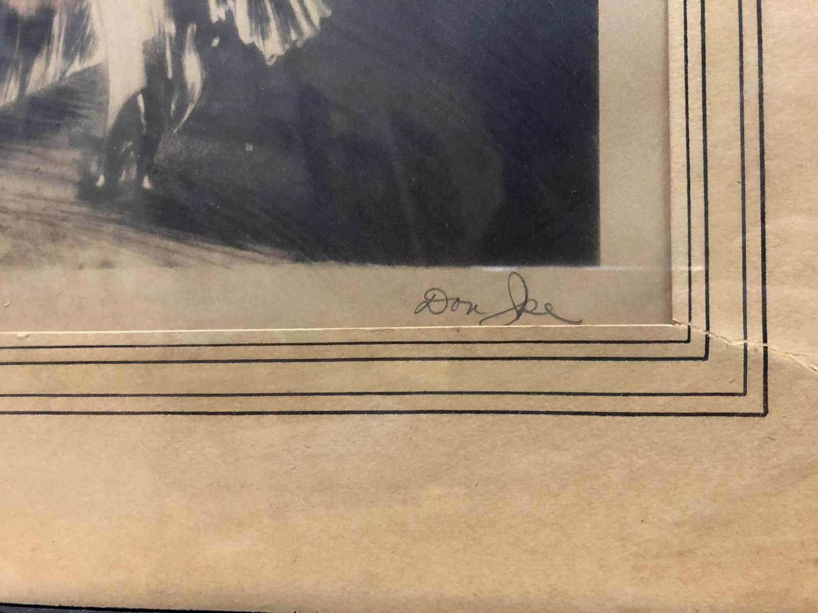 Louis Icart Colored Etching "Seville" in original Frame - 3