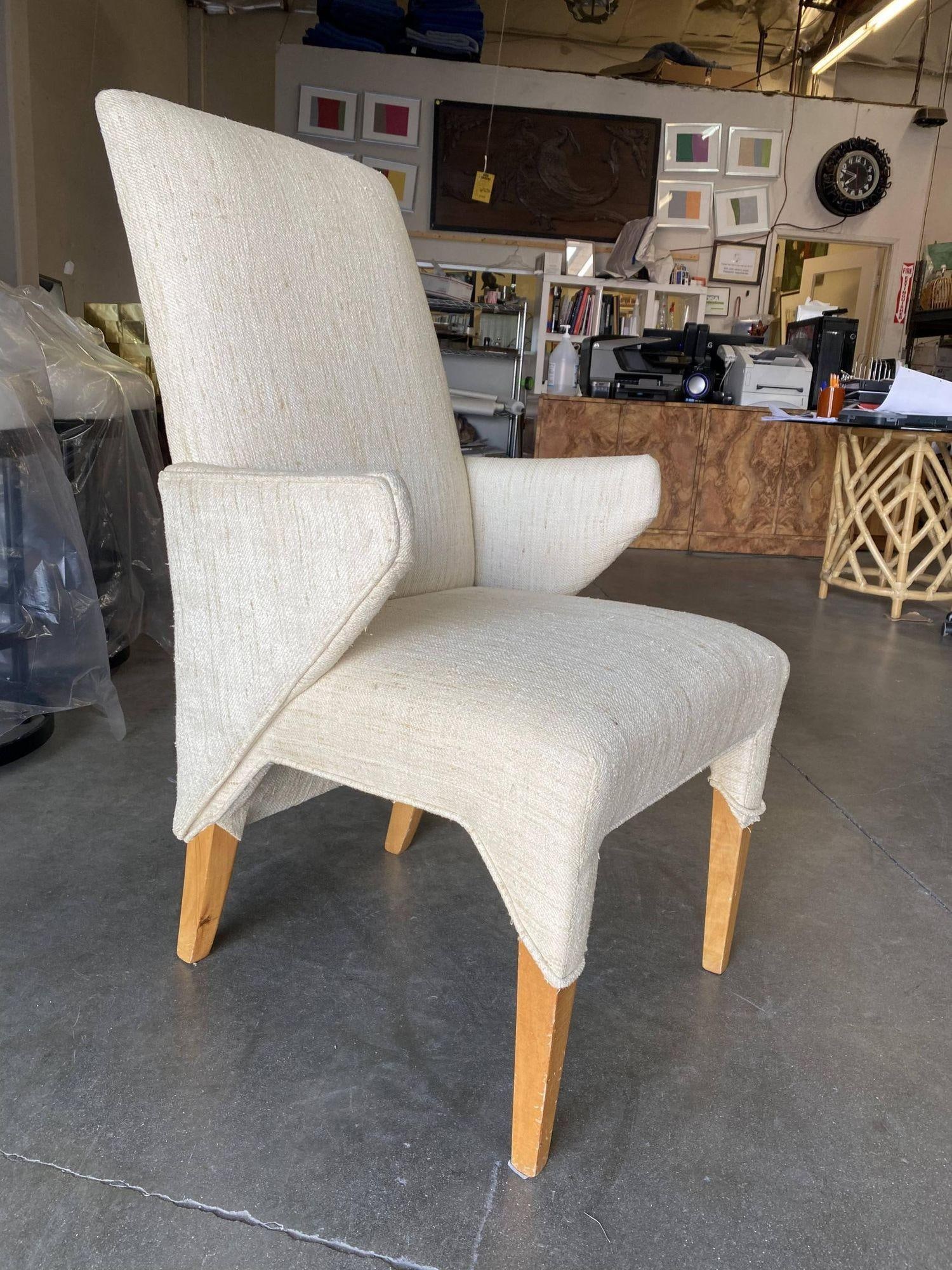 1980s Vintage Post Modern Dining Chairs - Set of 10 - 3