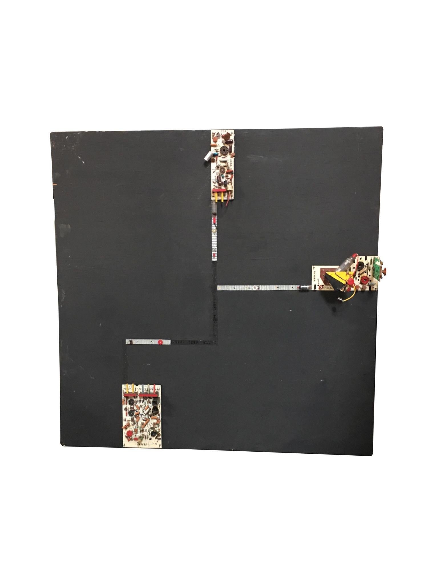 Abstract "My First Tronic" Artography Mixed-Media Sculpture by Pasqual Bettio - 4