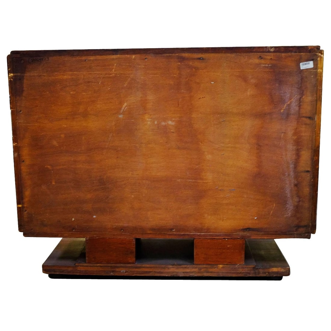French Art Moderne Deco Macassar Ebony Credenza w/ Combed Wood Door - 5