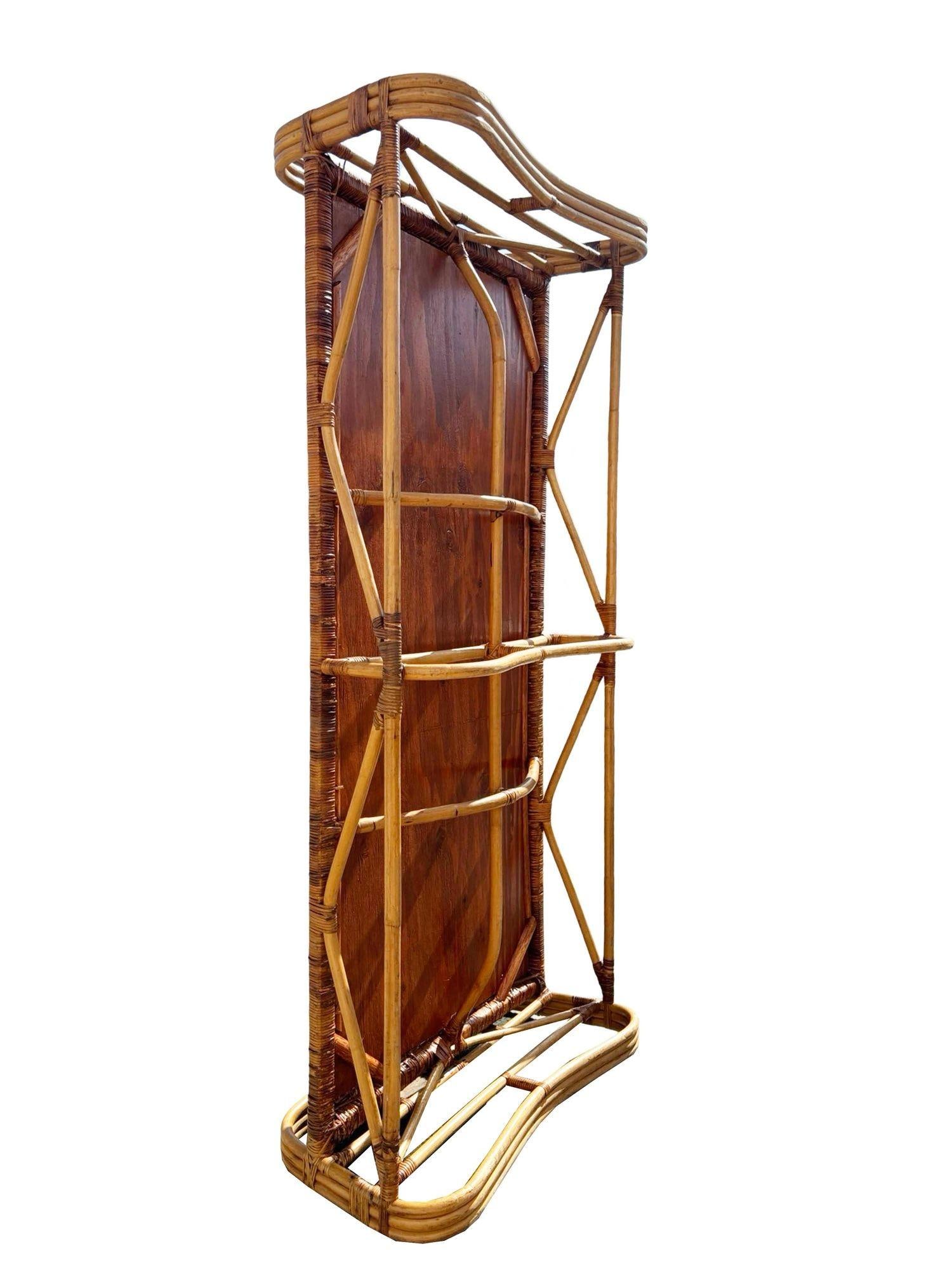 Restored Mid-Century Rattan Day Bed Frame w/ Woven Top - 5