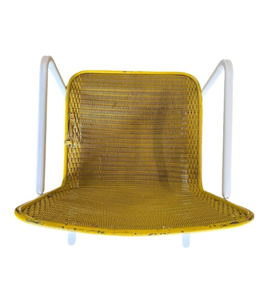 Mid-cenrtury Lloyd Flanders "Loom" Wicker Springer Outdoor Patio Chair, Pair - 5