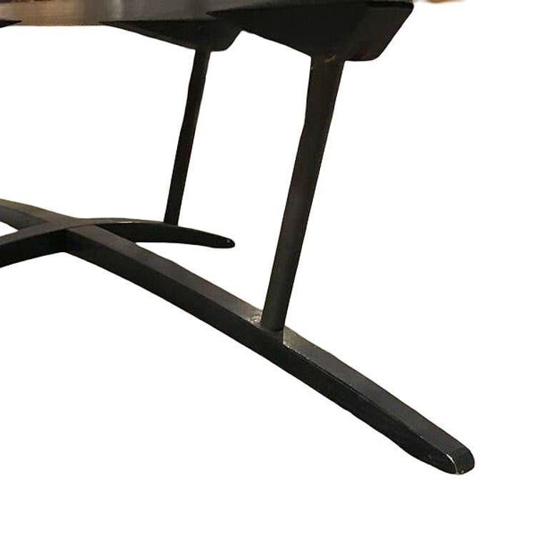Large Mid-century 60" John Keal Inspired Surfboard Coffee Table With Formica Top - 4