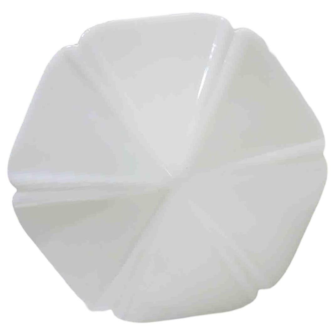Tall Art Deco Stepped Skyscraper Ceiling Glass Globe Pendant, 4 Available - 4