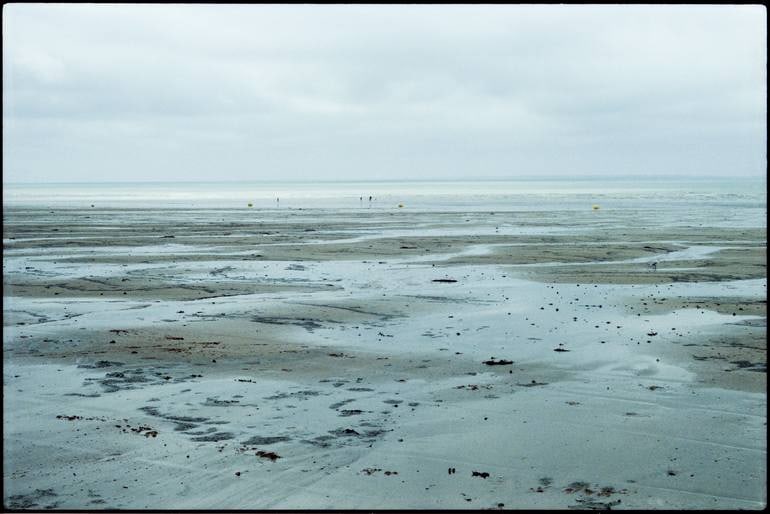 Blue Beach, Jullolville, France - C Type Photograph: Title: Blue Beach, Jullolville, France - C Type Photograph Description: 20 x 16 in Medium: Blue Beach, Jullolville, France - C Type Photograph - Limited Edition of 10 Paul Cooklin United Kingdom Photo