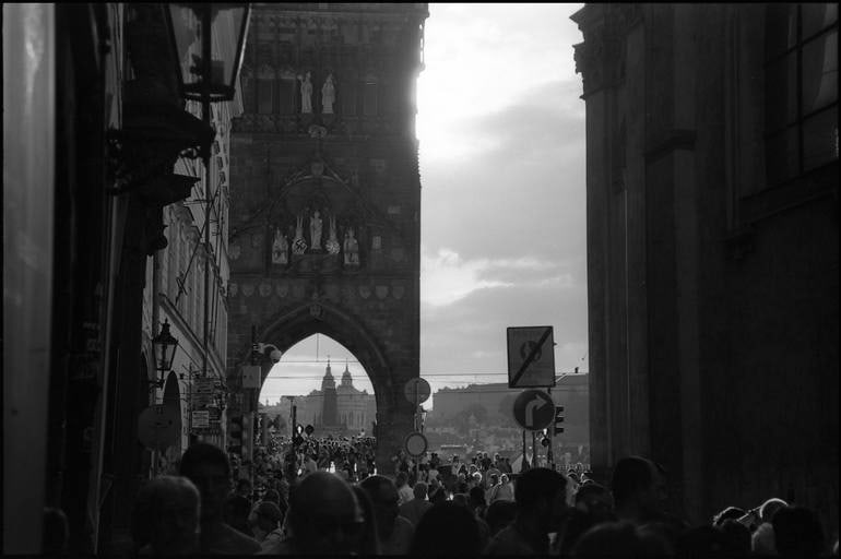 Krizovnicke Square, Prague - Silver Gelatin Photograph: Title: Krizovnicke Square, Prague - Silver Gelatin Photograph Description: 20 x 16 in Medium: Krizovnicke Square, Prague - Silver Gelatin Photograph - Limited Edition of 10 Paul Cooklin United Kingdom
