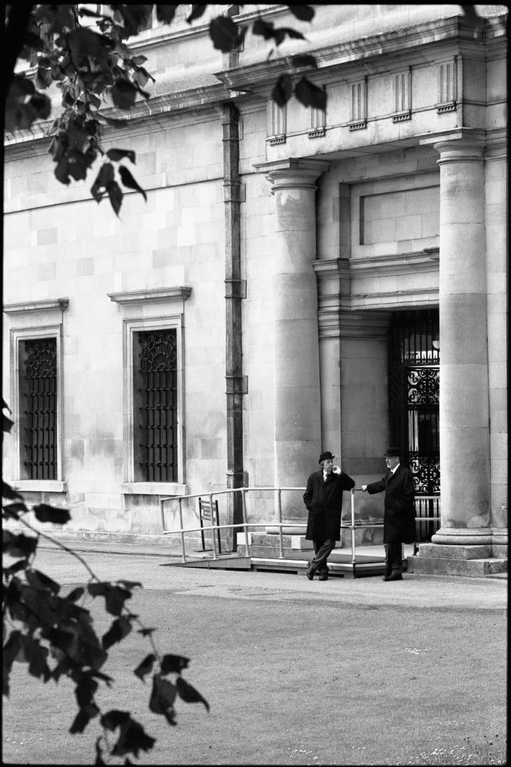 Doormen, Trinity College, Cambridge - Silver Gelatin Photograph: Title: Doormen, Trinity College, Cambridge - Silver Gelatin Photograph Description: 16 x 20 in Medium: Doormen, Trinity College, Cambridge - Silver Gelatin Photograph - Limited Edition of 10 Paul