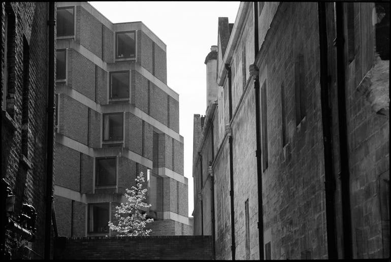 Juxtaposition, Cambridge - Silver Gelatin Photograph: Title: Juxtaposition, Cambridge - Silver Gelatin Photograph Description: 20 x 16 in Medium: Juxtaposition, Cambridge - Silver Gelatin Photograph - Limited Edition of 10 Paul Cooklin United Kingdom