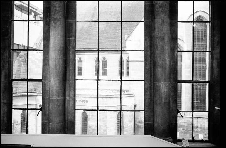 Window View, King'S College Chapel, Cambridge - Silver Gelatin Photograph: Title: Window View, King'S College Chapel, Cambridge - Silver Gelatin Photograph Description: 20 x 16 in Medium: Window View, King's College Chapel, Cambridge - Silver Gelatin Photograph - Limited