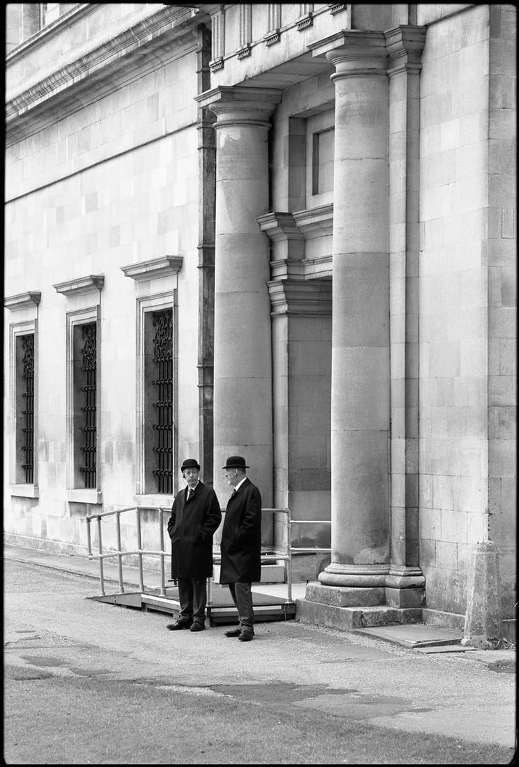 Doormen, Trinity College, Cambridge - Silver Gelatin Photograph: Title: Doormen, Trinity College, Cambridge - Silver Gelatin Photograph Description: 16 x 20 in Medium: Doormen, Trinity College, Cambridge - Silver Gelatin Photograph - Limited Edition of 10 Paul