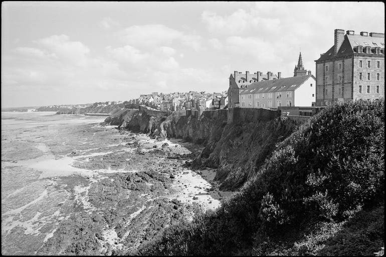 Coastline, Granville, France 2016 - Silver Gelatin Photograph (1 of 3)