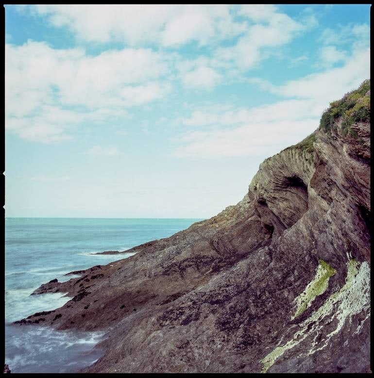 Rocks, Combe Martin Beach, North Devon [Expired Film] - Giclee Photograph (1 of 3)