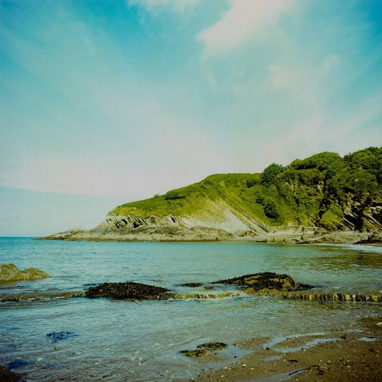 Combe Martin Beach, North Devon [Expired Film] - Giclee Photograph (1 of 3)