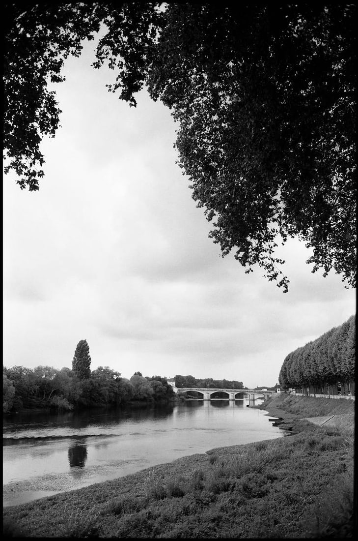 The Vienne, Chinon, France - Silver Gelatin Photograph: Title: The Vienne, Chinon, France - Silver Gelatin Photograph Description: 16 x 20 in Medium: The Vienne, Chinon, France - Silver Gelatin Photograph - Limited Edition of 10 Paul Cooklin United Kingdom