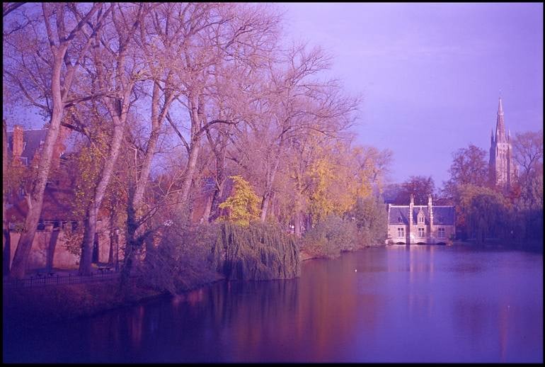 Autumn. Bruges, Belgium - C Type Photograph: Title: Autumn. Bruges, Belgium - C Type Photograph Description: 20 x 16 in Medium: Autumn. Bruges, Belgium - C Type Photograph - Limited Edition of 10 Paul Cooklin United Kingdom Photography, C-Type o