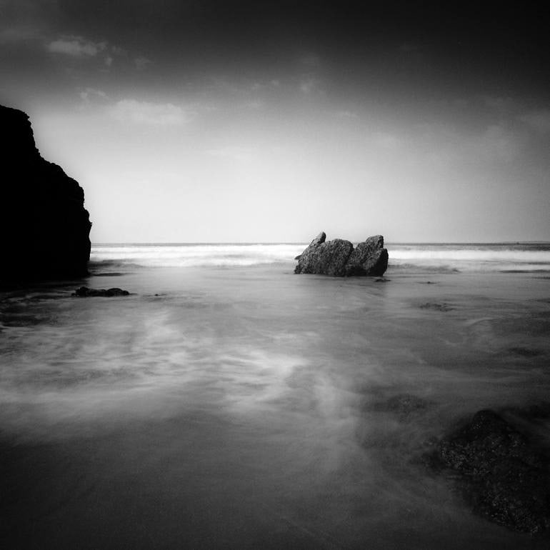 Hemmick Beach, Cornwall - Silver Gelatin Photograph: Title: Hemmick Beach, Cornwall - Silver Gelatin Photograph Description: 20 x 20 in Medium: Hemmick Beach, Cornwall - Silver Gelatin Photograph - Limited Edition of 10 Paul Cooklin United Kingdom