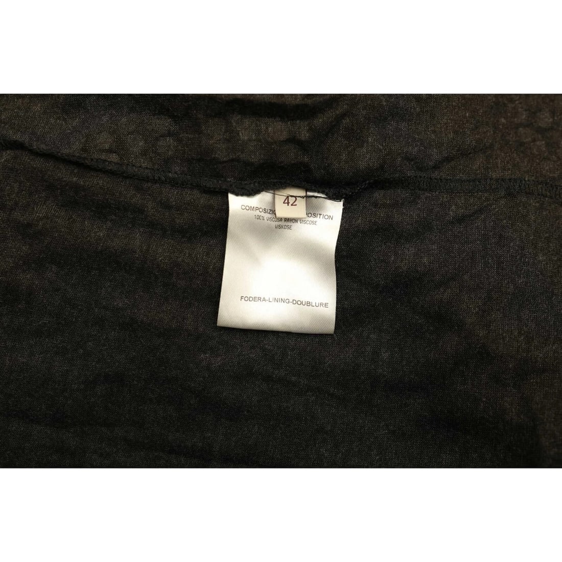 Stella McCartney Anthracite Gray Shiny Sleeveless Tank Mini Length dress size 42 - 6