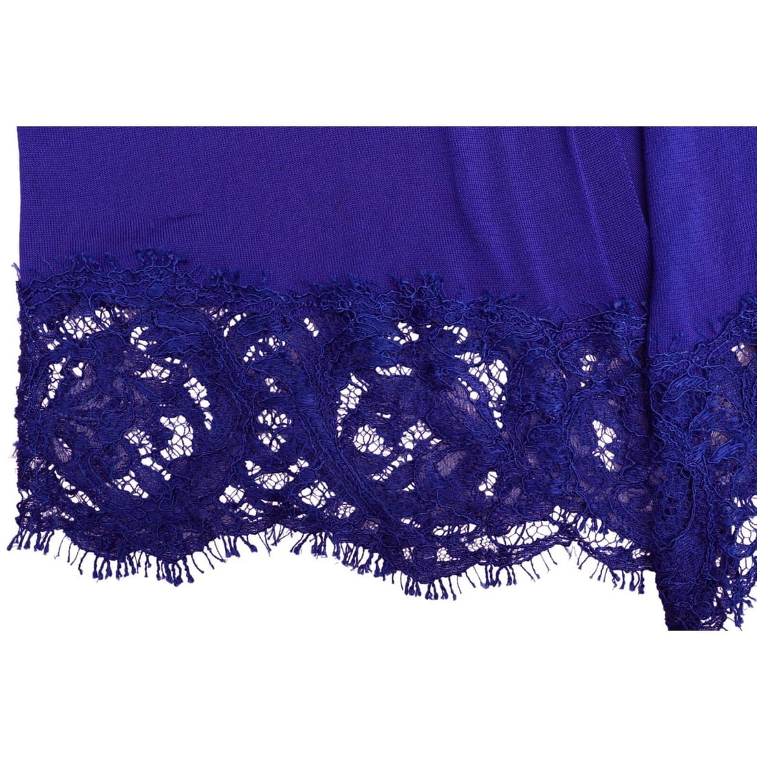 Emilio Pucci Blue Virgin Wool Knit & Lace Open front Cardigan Cardi - 5