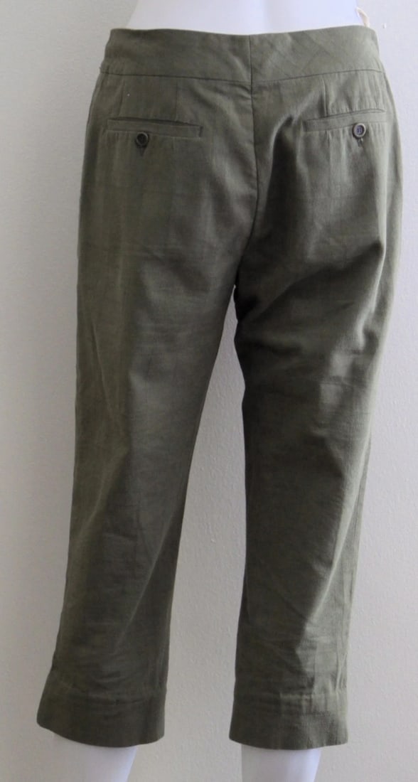 MARNI SIZE 40 100% COTTON PANTS MADE IN ITALY CROPPED STYLISH - 3
